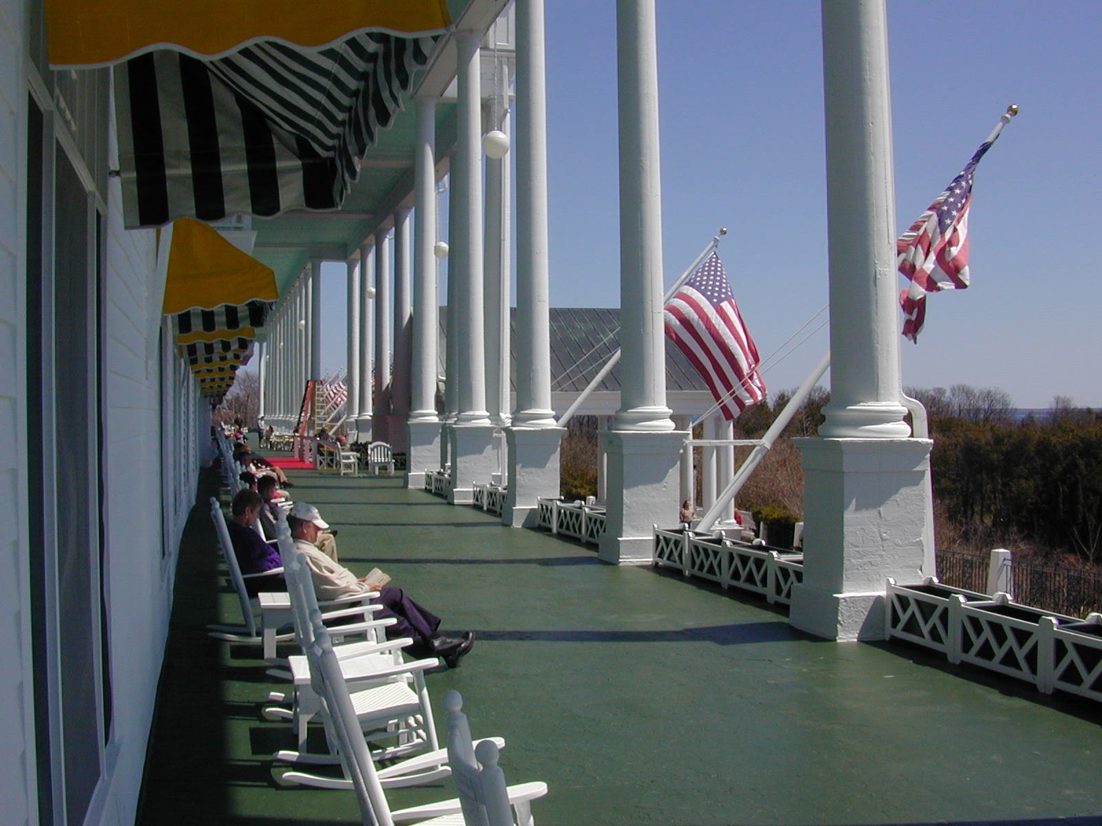 Front Porch Of Grand Hotel Mackinac Island